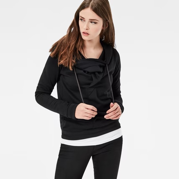 XARIN SLIM DRAPEY HOODED SWEATER SIZE SMALL - Picture 2 of 11